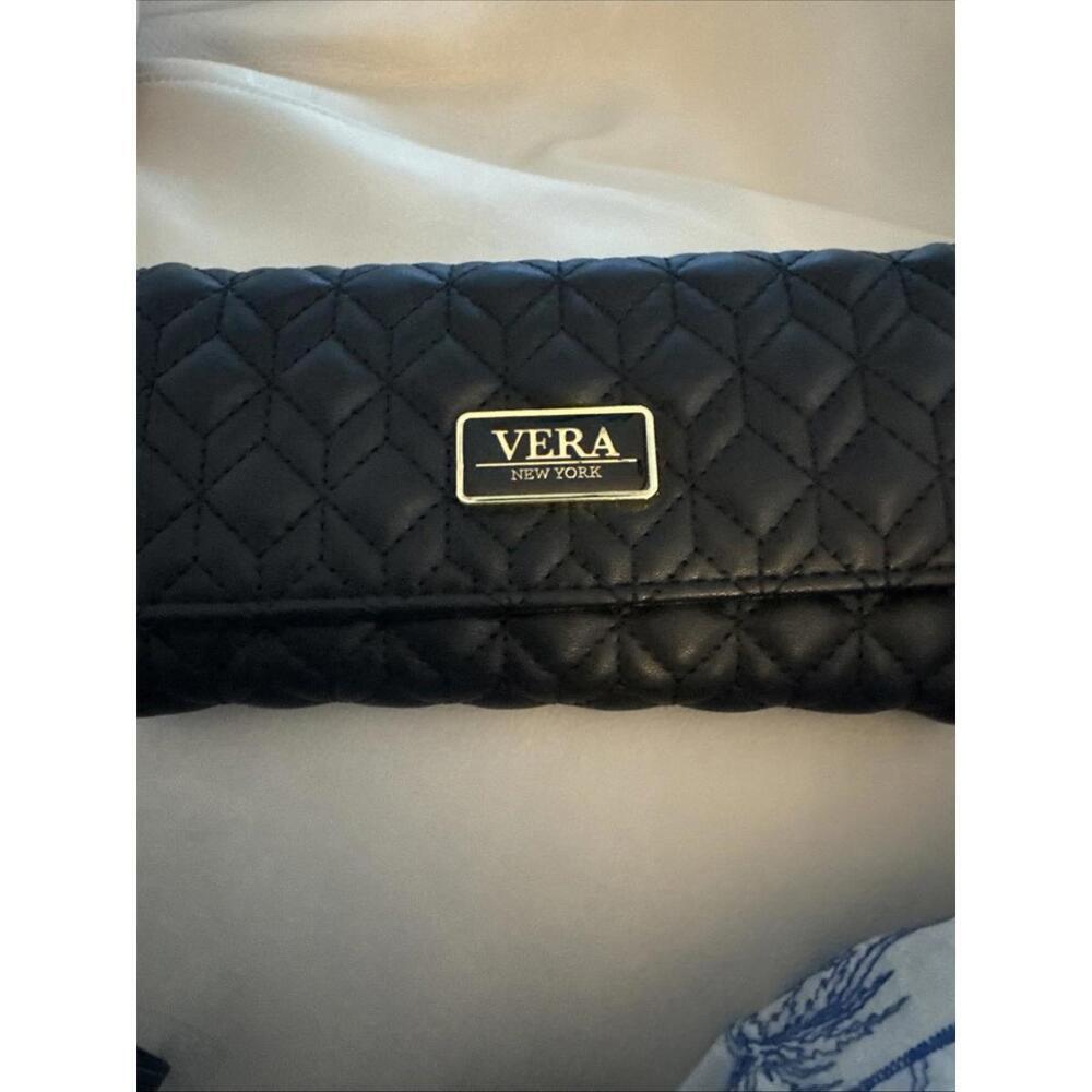 Vera Quilted Clutch Black‎